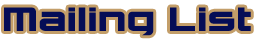 Mailing List